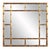 Kenneth Ludwig Chicago Gold Bamboo Square Mirror For Sale