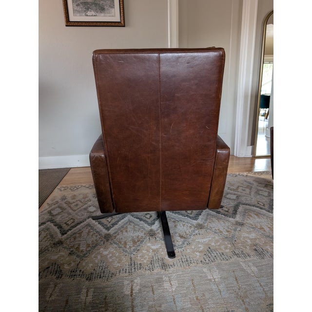 Set of 2 American Leather Recliners For Sale - Image 11 of 13