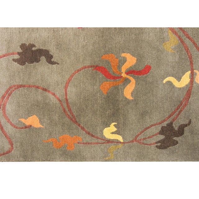 Gray Late 20th Century Tibetan Rug For Sale - Image 8 of 14