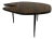 Polished Wood Organic Coffee Table For Sale