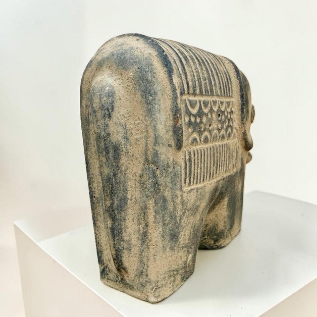 Early 20th Century Central American Elephant Sculpture For Sale - Image 4 of 9