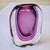Sommerso Art Glass Vase Hand Blown 7.5in Purple Blue Italian Murano For Sale In Minneapolis - Image 6 of 8