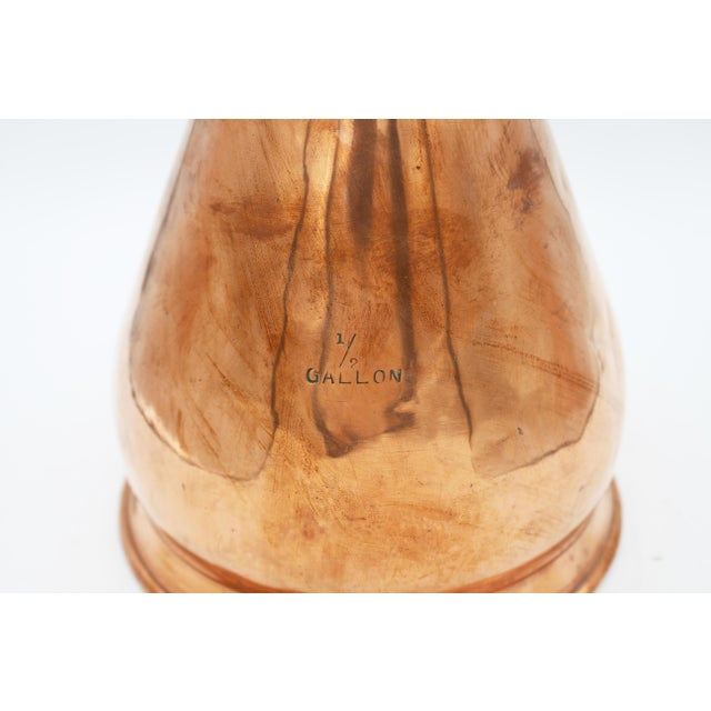 Mid 19th Century Circa 1860 English Copper 1/2 Gallon Measure For Sale - Image 5 of 7