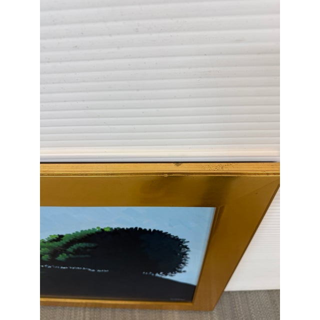 Clem McCarty Marin Cow vs. Tree Painting, Signed For Sale - Image 9 of 12