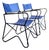 French Folding Chairs, 1950s, Set of 2 For Sale