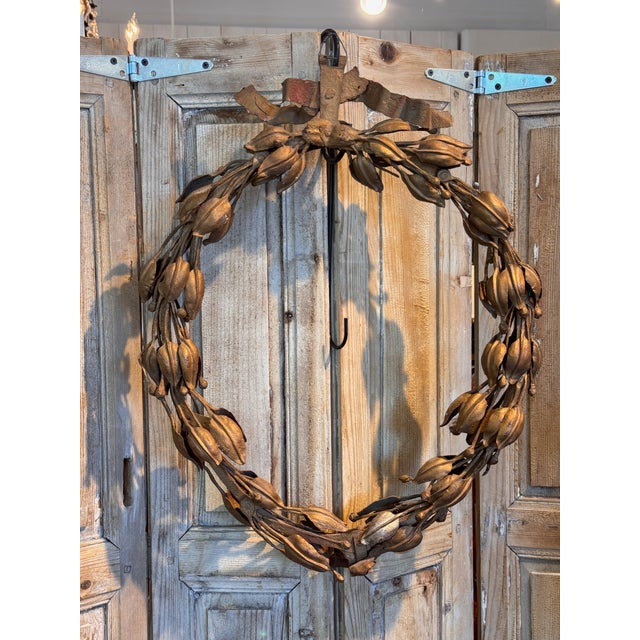 19th Century Tole Wreath For Sale - Image 6 of 9