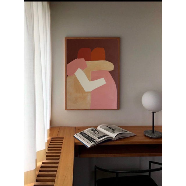 Bodasca, Don't Leave Me (Burgundy Version), 2026, Acrylic on Canvas For Sale - Image 10 of 13