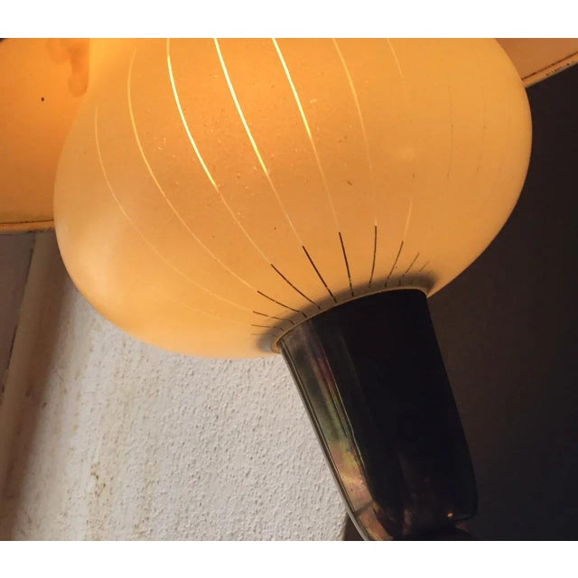 Mid-Century Rocket Shaped Table Lamp in Teak, 1950s For Sale - Image 4 of 6