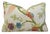 French Country Schumacher Arbre Chinois Linen Floral & Bird Feather/Down Pillow For Sale - Image 3 of 7