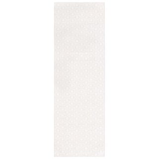 Contemporary Geometric Hand-Tufted Wool Runner by Doris Leslie Blau For Sale