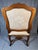 Late 19th Century Louis XV Carved Walnut Side Chair, Cream Damask For Sale - Image 10 of 14