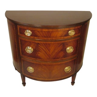 Mahogany Demi Lune Chest For Sale