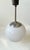 Danish Bauhaus White Opaline Glass Globe Pendant Lamp from Lyfa, 1930s For Sale - Image 6 of 7