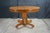Antique American Classical Victorian Scrolled Oak Round Extendable Dining Table For Sale - Image 6 of 18