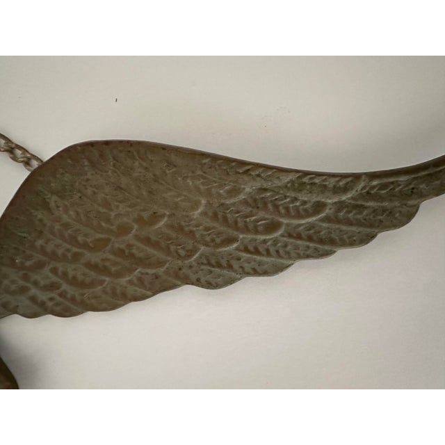 Metal Vintage Mid 20th Century Metal Eagle Wall Decor For Sale - Image 7 of 10