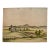 Henry Emil Salloch Original Watercolor on Paper Pastoral Valley Landscape, 1935. For Sale
