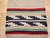 Vintage Native American Navajo Area Rug, Handwoven Wool, Stripe Pattern,Ivory & Red, 2x4 For Sale - Image 11 of 16