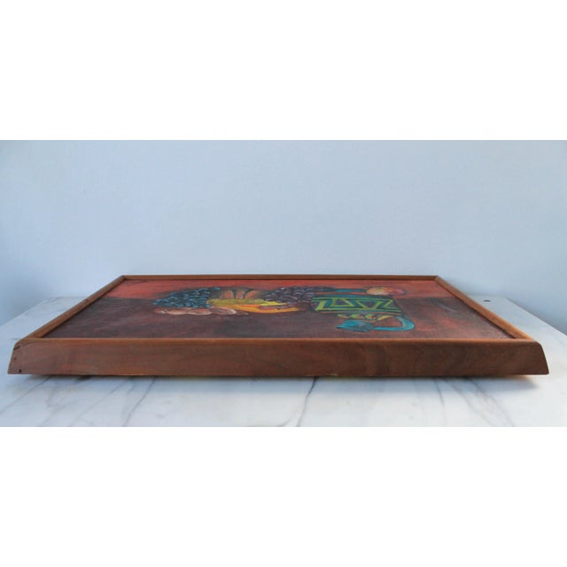 Mid 20th Century Framed Vintage Still Life Fruit Painting For Sale - Image 5 of 7