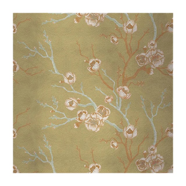 Сherry Tree 3 Fabric Wall Covering by Chiara Mennini for Midsummer-Milano For Sale