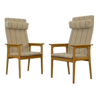 Set of Danish High-Back Chairs from Domus Danica For Sale
