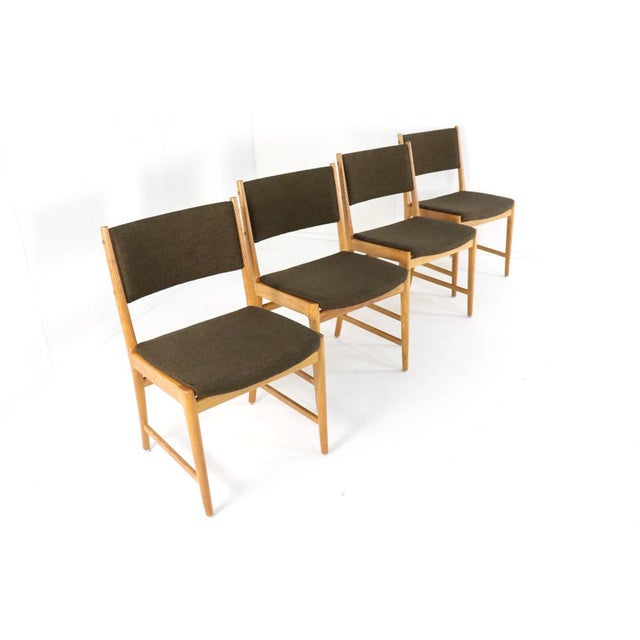 Dining Chairs attributed to Kai Lyngfeldt Larsen for Soren Willasden, 1970s, Set of 4 For Sale - Image 11 of 15