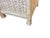 Whitewashed Woven Rattan Nightstands – Pair For Sale - Image 10 of 11