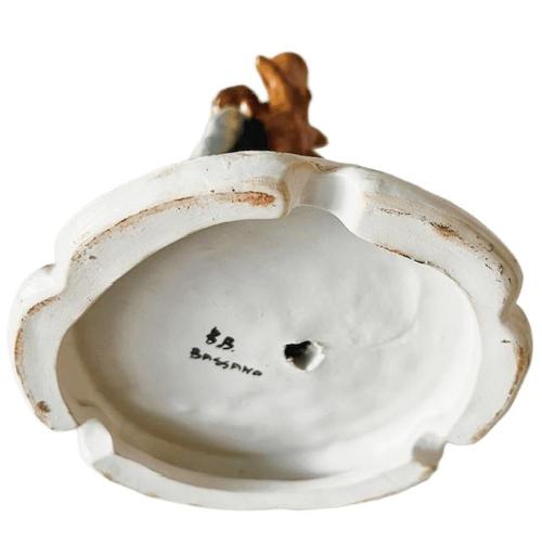 Mid-Century Italian Young Man with Fruit Figurine from Bassano, 1950s For Sale - Image 10 of 11