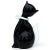 Late 20th Century Murano Icet Signed Tuxedo Kitty Cat Paperweight Figurine Black White Vintage Art Glass Abstract Shape For Sale - Image 5 of 7
