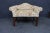 Chippendale Chippendale Style Mahogany Tiger Print Vanity Bench For Sale - Image 3 of 8