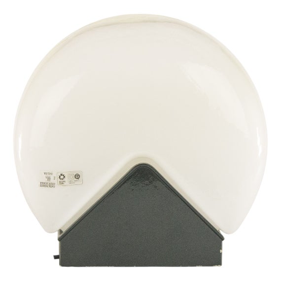 Glass Table Lamp by Roberto Pamio for Leucos, 1970s For Sale