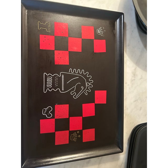 1950s Couroc Tray W/Chess Theme Inlay in Sterling - This Is One of Their Earliest & Very Rare For Sale - Image 5 of 5