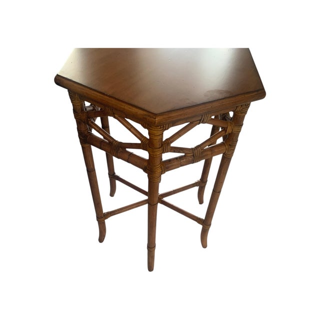Late 20th Century Late 20th Century Tommy Bahama Beach House Coral Springs Side Table For Sale - Image 5 of 7