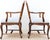 Wood Newly Upholstered Vintage Louis XV French Arm Chairs - A Pair For Sale - Image 7 of 13