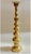 Mid 20th Century Mid-Century Japanese Buddhist Brass Temple Altar Candlestick Shokudai, 22" For Sale - Image 5 of 6