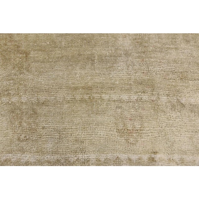 Vintage Turkish Oushak Rug - 07'03 X 11'05 For Sale - Image 4 of 9