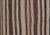 Traditional Vintage Turkish Kilim Rug in Ivory and Deep Brown Striped Design For Sale - Image 3 of 10