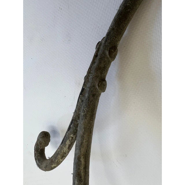 19th Century French Wrought Iron Stand for Witch Ball For Sale - Image 9 of 18