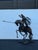 Brutalist 1960s Mid Century Brutalist Metal Wire Don Quixote Sculpture For Sale - Image 3 of 8