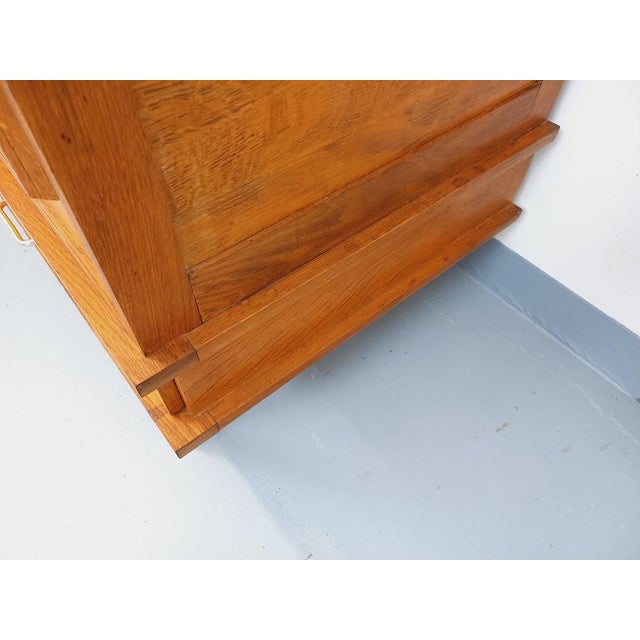 Wood Vintage Oak Wardrobe, 1960s For Sale - Image 7 of 18