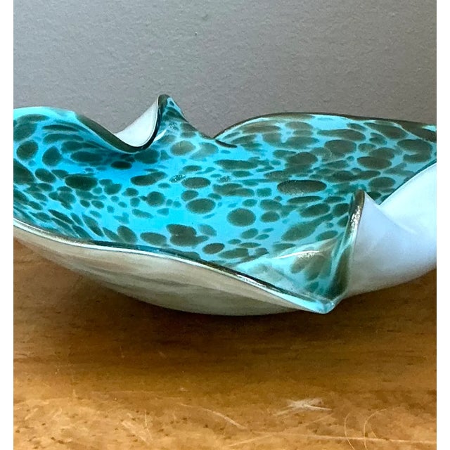 Vintage Italian Murano Glass Bowl For Sale - Image 10 of 12