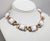 Mid-Century Modern Vintage 1955-6 Signed Crown Trifari "Kashmir" White Sugarloaf Cabochon Rhinestones Collar Necklace For Sale - Image 3 of 9
