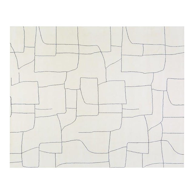 New Moroccan Profesional Hand Knotted Wool Rug, 9x12 For Sale