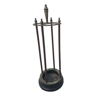 1940s Art Deco Umbrella Stand For Sale