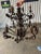 Late 20th Century Large Wrought Iron Chandelier With Leaves For Sale - Image 10 of 10