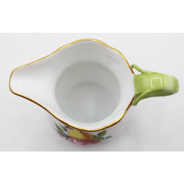 Ceramic Vintage Herend Printemps Pattern Porcelain Cream Jug For Sale - Image 7 of 11