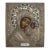 Sterling Silver & Cloisonne Enameled Russian Icon Kazanstaya Mother of God C1900 For Sale