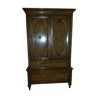 Traditional Hardwood Armoire For Sale