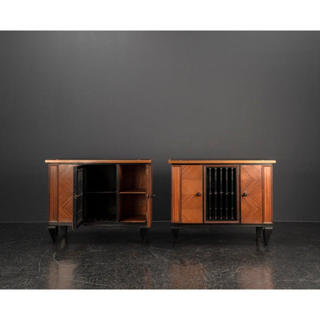 Black Art Deco Sideboards, 1920s, Set of 2 For Sale - Image 8 of 18