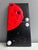 Vera Vizzi, Modular Domino Wall Sculpture Red Lunar Panel, 2026, Mixed-Media Foam Clay on Wood For Sale - Image 9 of 11