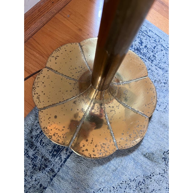 Mid 20th Century Mid-Century Modern Solid Brass Torchiere Floor Lamp by Stiffel Company For Sale - Image 15 of 16